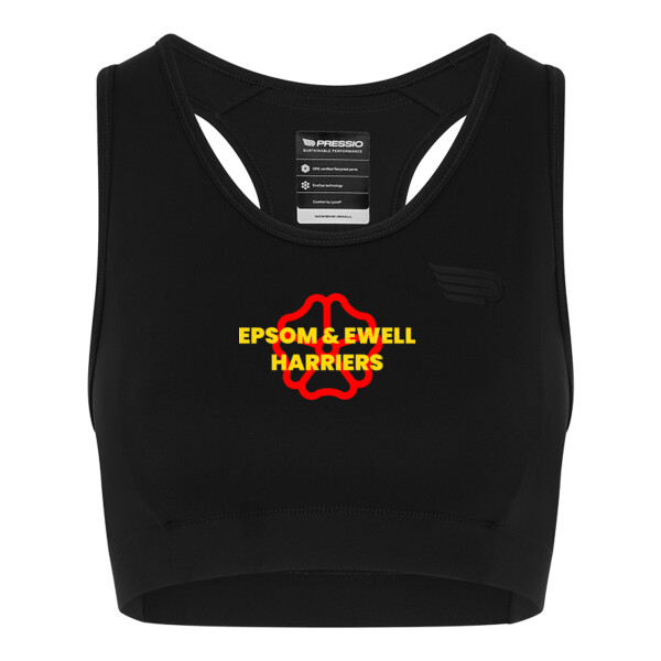 Women's Sustain Long Line Crop Bra Thumbnail